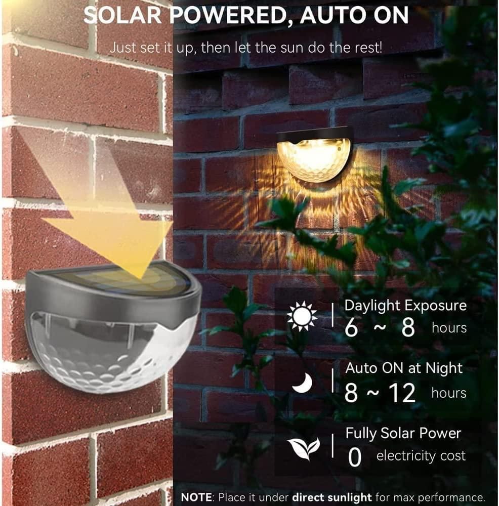 Solar Fence Lights™ (Pack of 4)